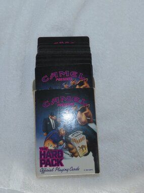 Camel The Hard Pack 1991 Official Playing Cards – Vintage Tobacco Promo Deck